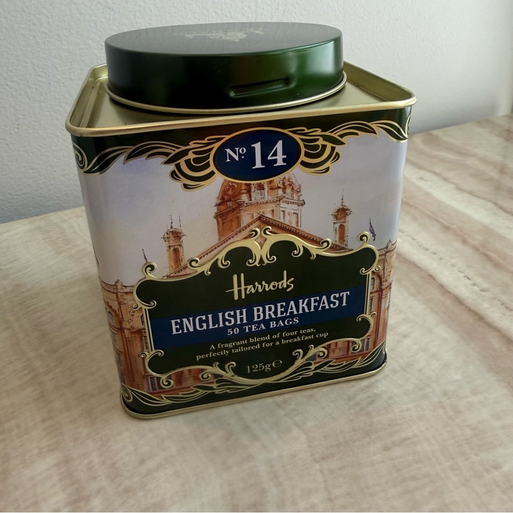 Harrods No. 14 English Breakfast Tea Tin